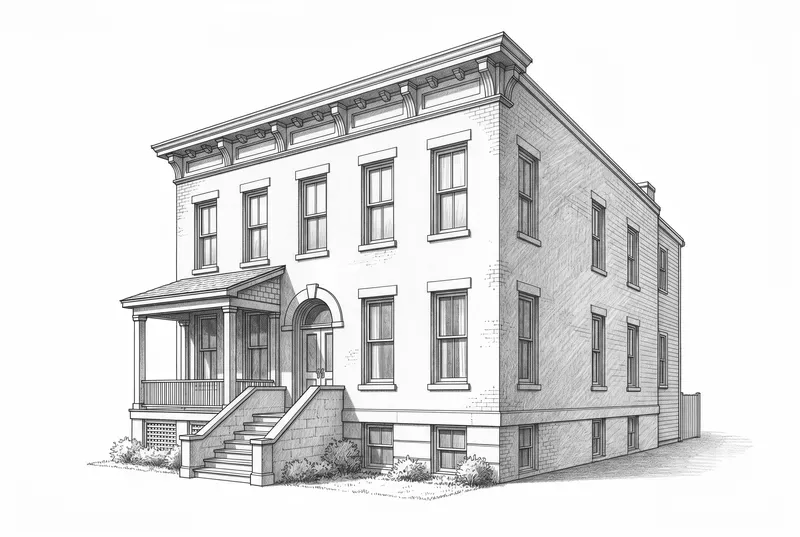 Pencil Sketch House Home Portraits