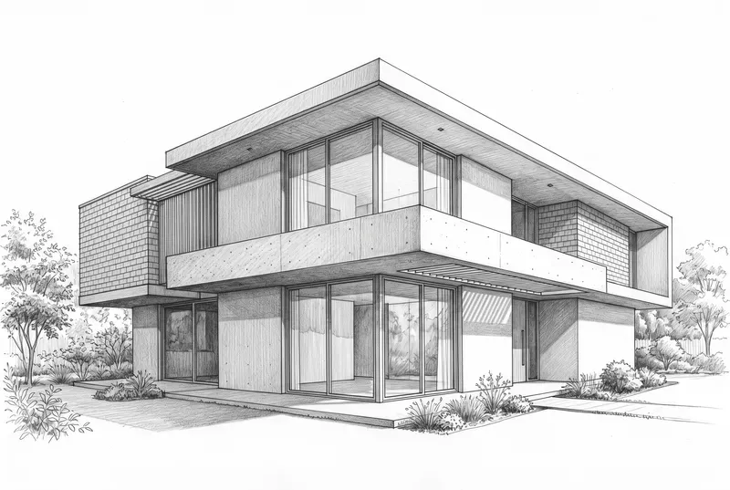 Pencil Sketch House Home Portraits