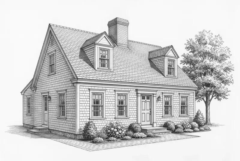 Pencil Sketch House Home Portraits
