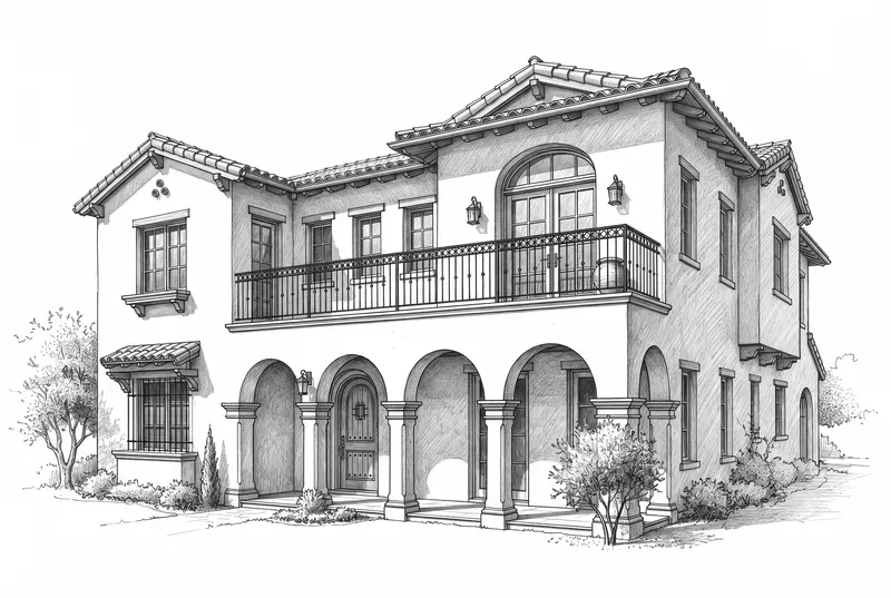 Pencil Sketch House Home Portraits