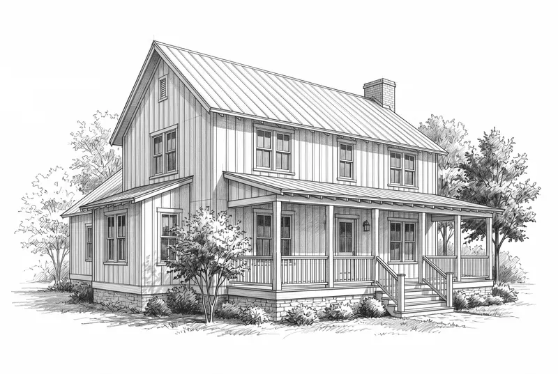 Pencil Sketch House Home Portraits