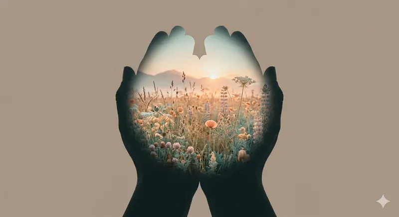 Nature Within Double Exposure Landscapes