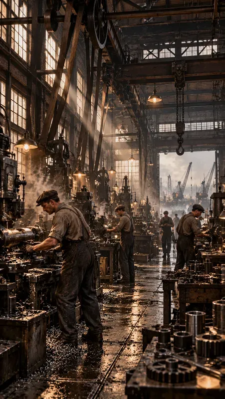 1930s Seattle Factory Worker Daily Life