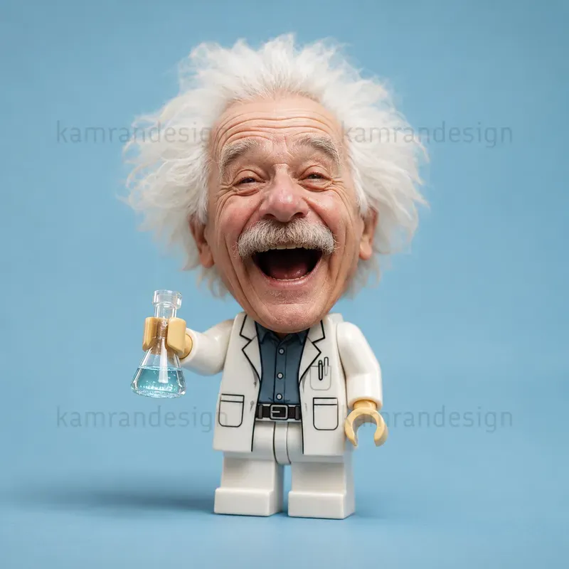 Surreal Lego Head Portraits