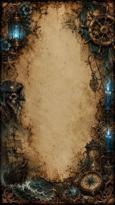 Vintage Gothic Journal Frames