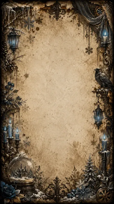 Vintage Gothic Journal Frames