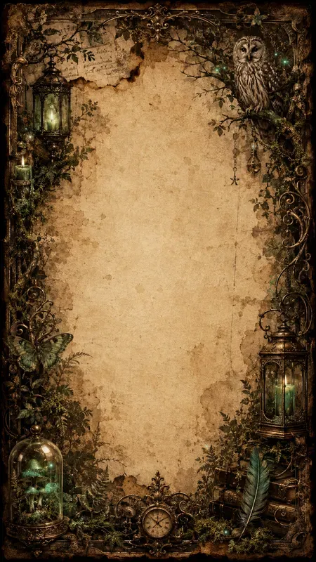 Vintage Gothic Journal Frames