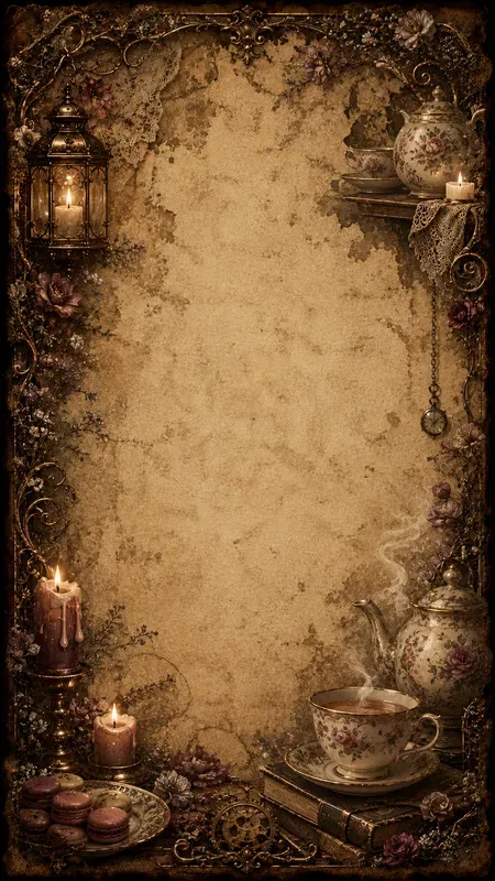 Vintage Gothic Journal Frames