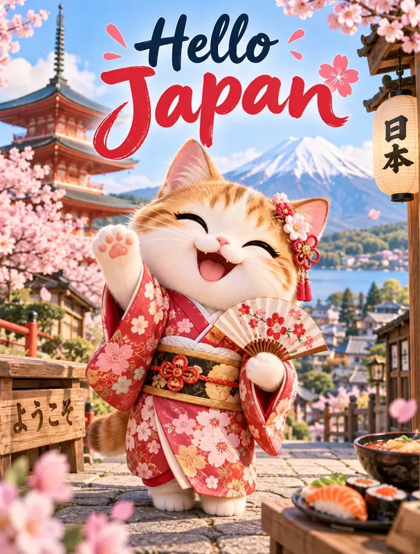 Cute Animal World Travel Posters