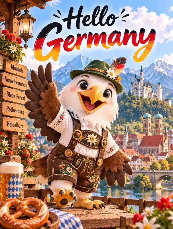 Cute Animal World Travel Posters