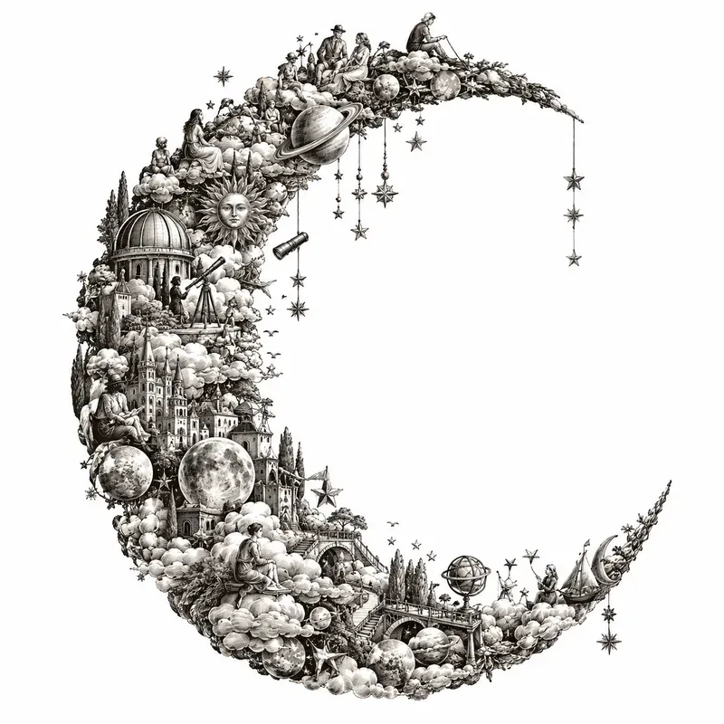 Hidden World Silhouette Art