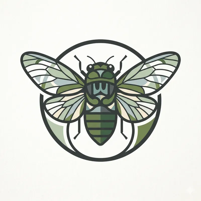 Modern Forest Insect Emblems