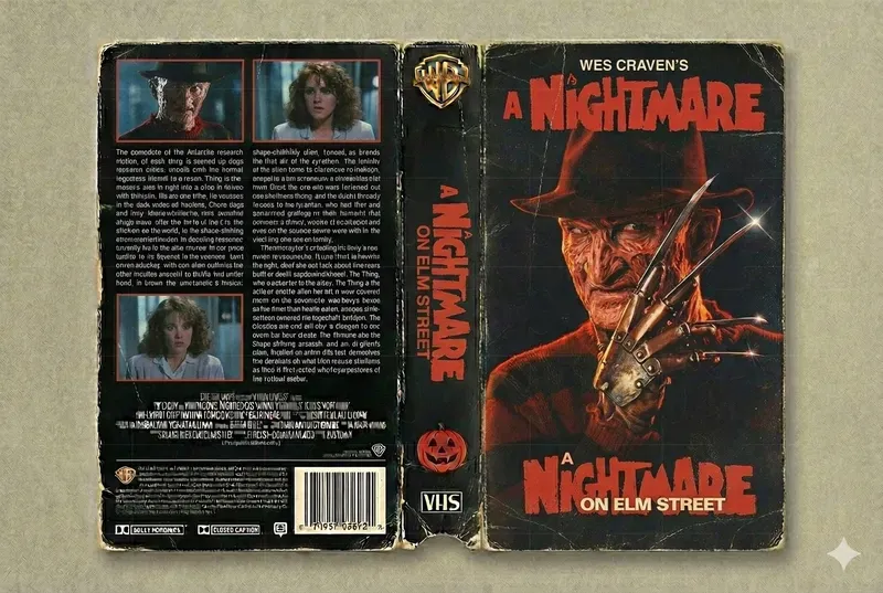 1990 Horror Movie VHS Covers