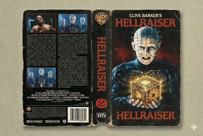 1990 Horror Movie VHS Covers