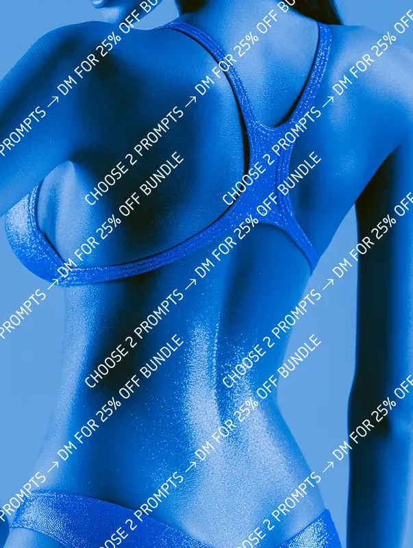 Blue Glitter Beauty Closeups