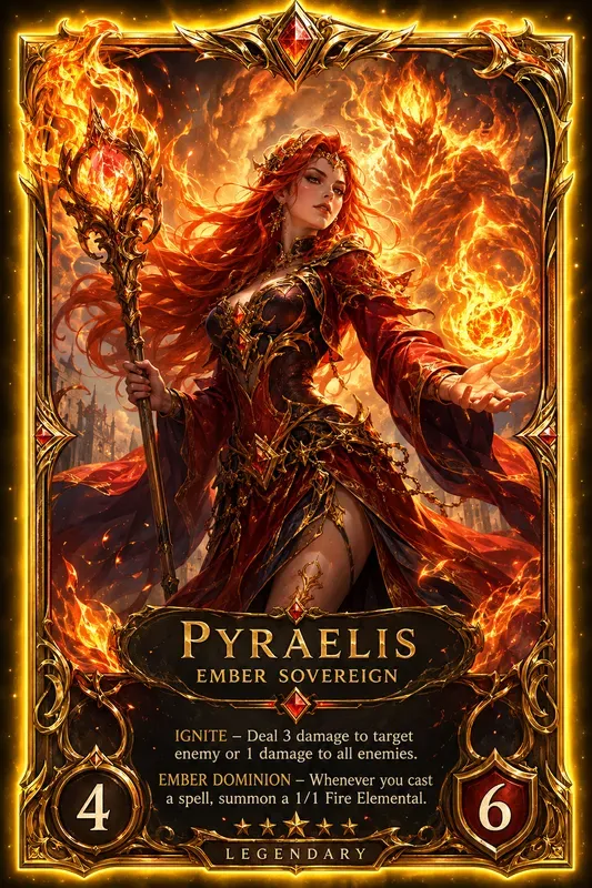 Trading Card Character Art Generator