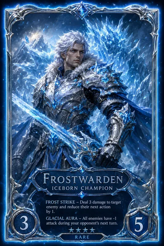 Trading Card Character Art Generator