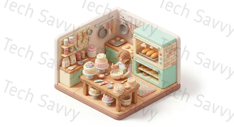Cute 3D Isometric Dioramas