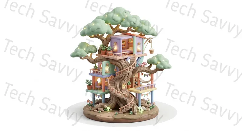 Cute 3D Isometric Dioramas