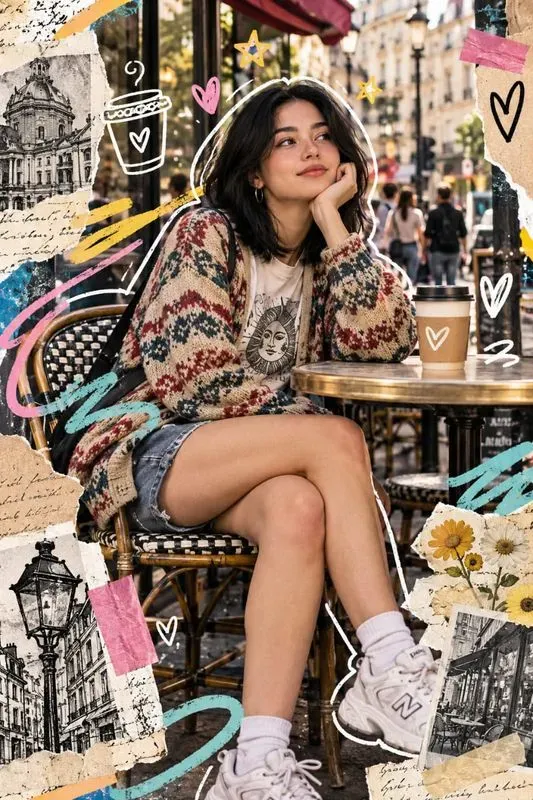 Playful Artistic Urban Portrait Collages
