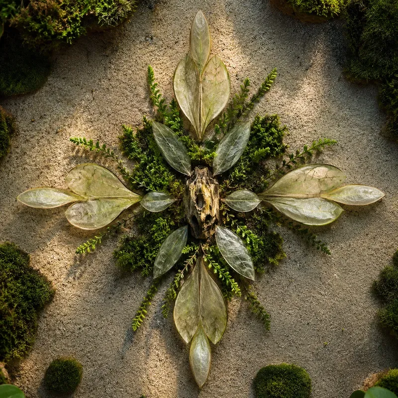 Organic Seed Pod Land Art