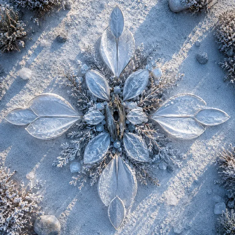 Organic Seed Pod Land Art