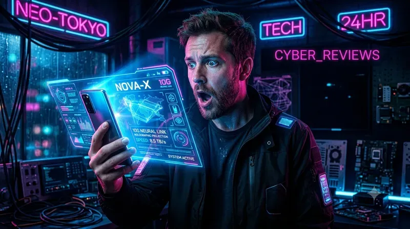 Cyberpunk Tech YouTube Thumbnails