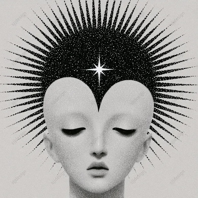 Monochrome Oracle Portraits
