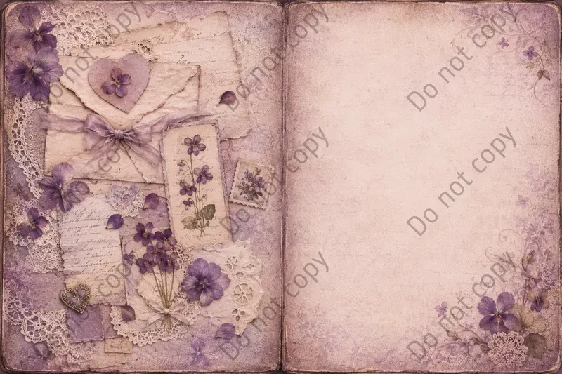 Valentine Romance Journal Spreads