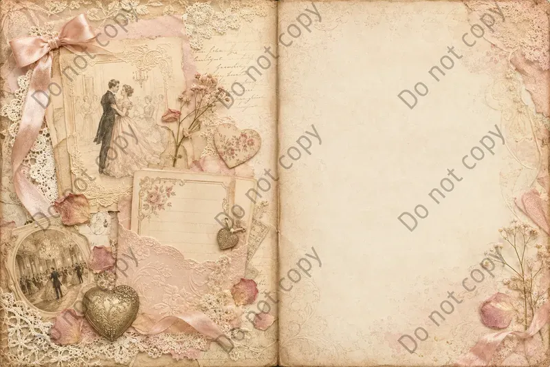 Valentine Romance Journal Spreads