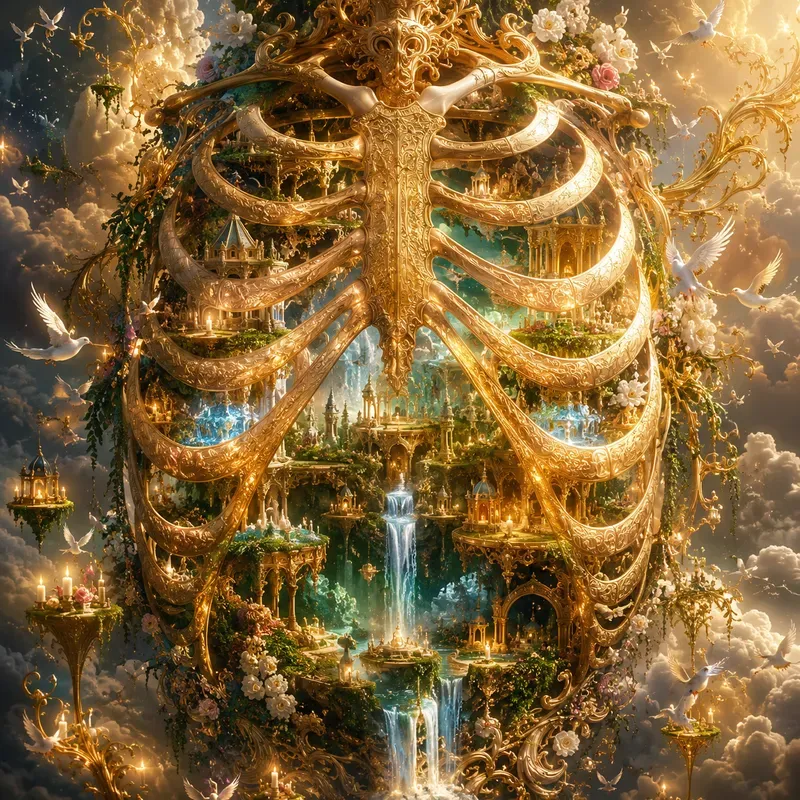 Surreal Living Anatomy Worlds