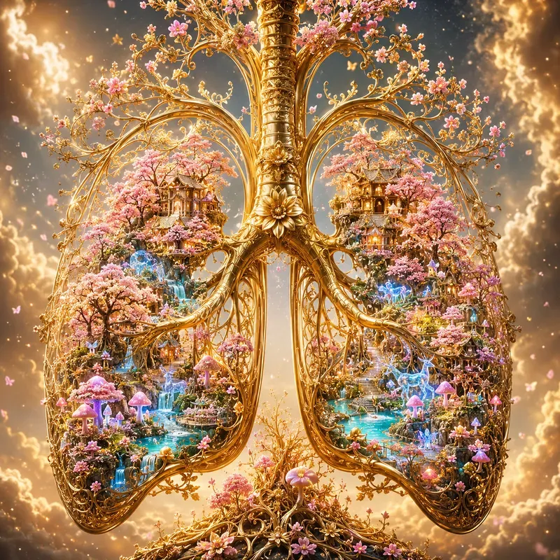 Surreal Living Anatomy Worlds