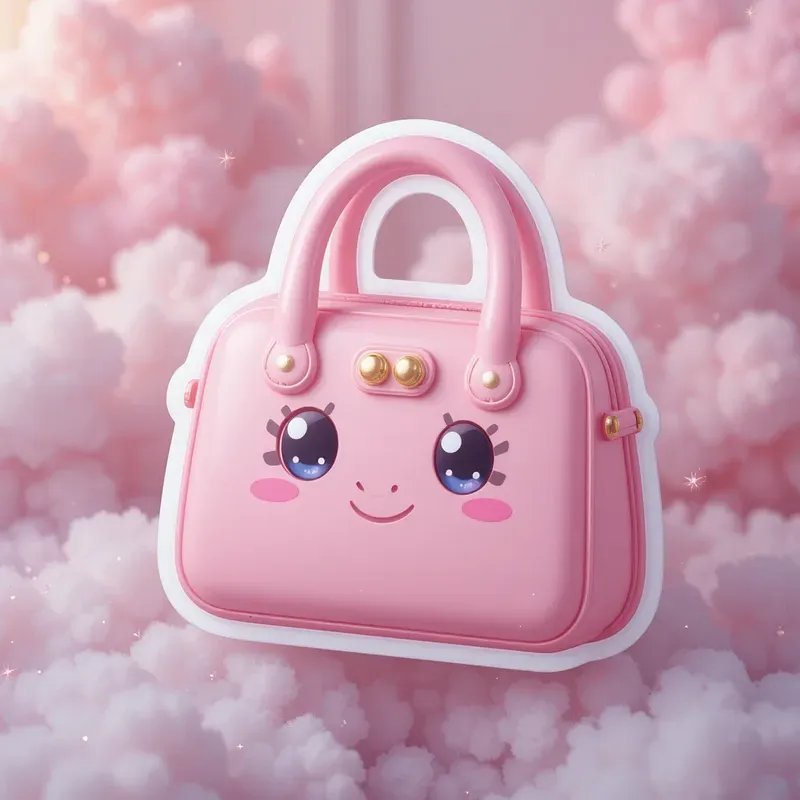 3D Cute Pastel Kawaii Toy Stickers