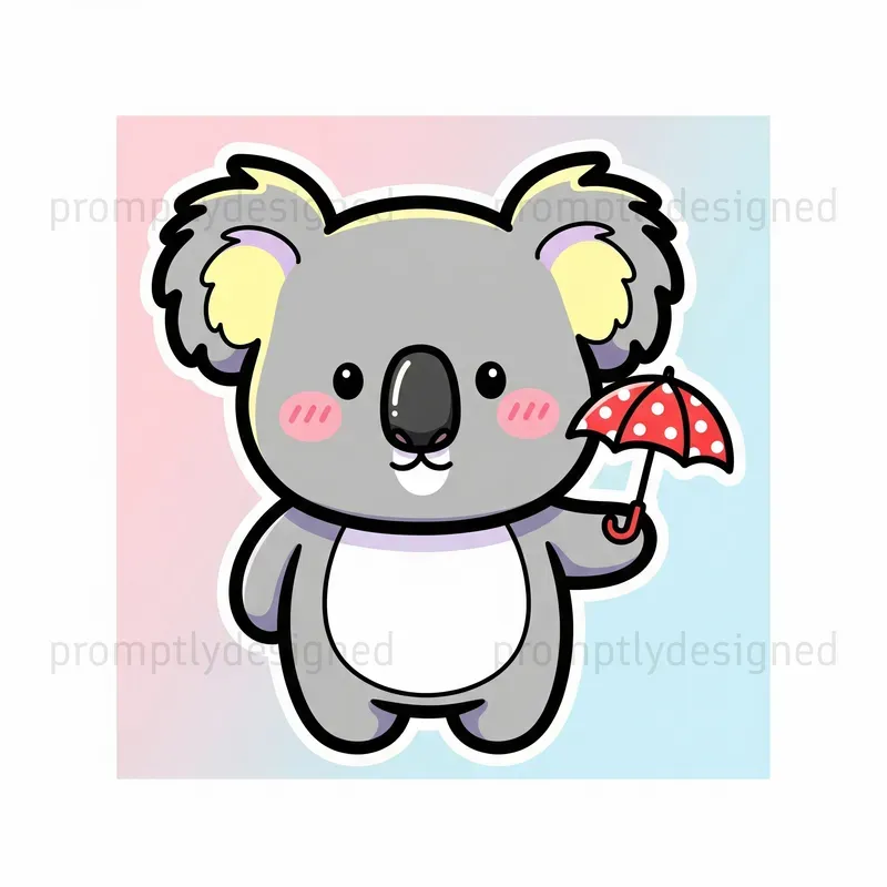 Adorable Kawaii Animal Stickers