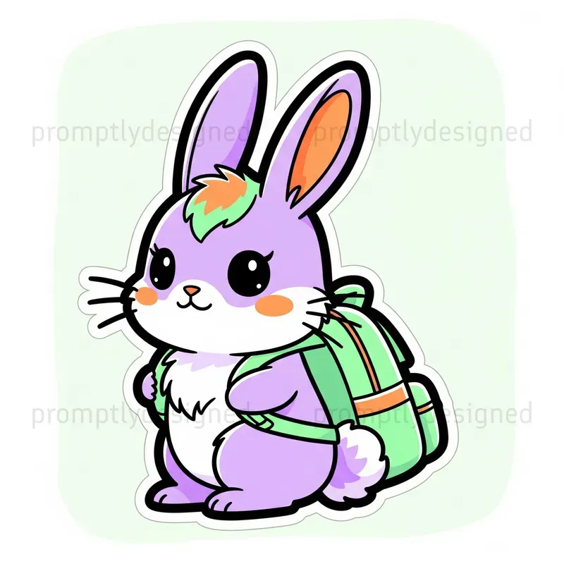 Adorable Kawaii Animal Stickers