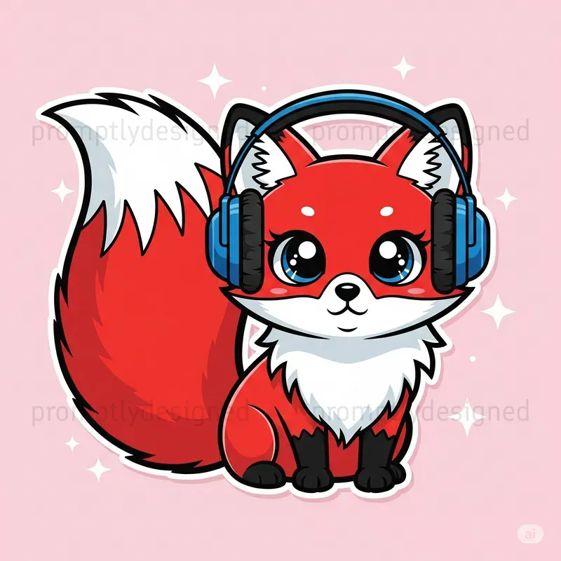 Adorable Kawaii Animal Stickers