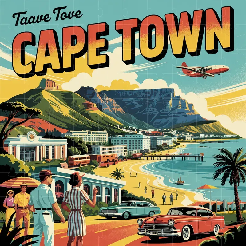 1950s Travel Posters Of Any City