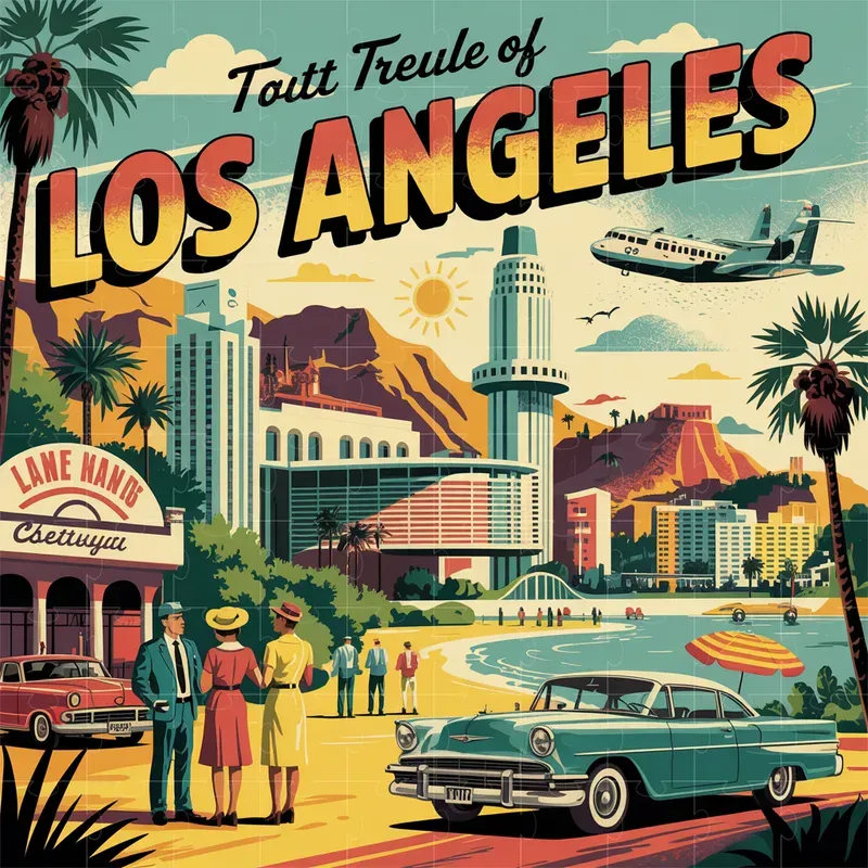 1950s Travel Posters Of Any City