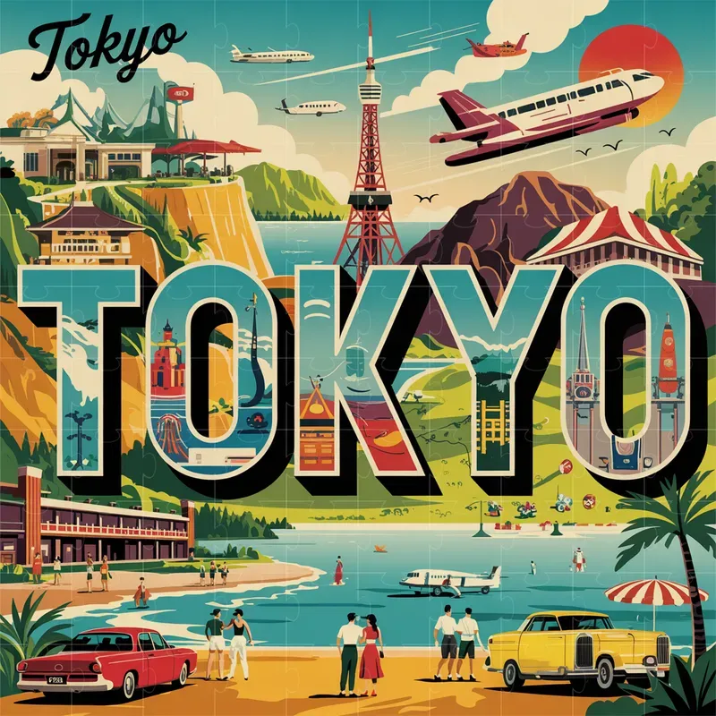 1950s Travel Posters Of Any City