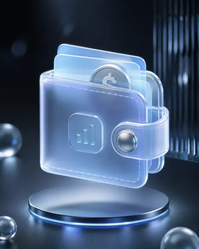 Soft Frosted Glass 3D Icons