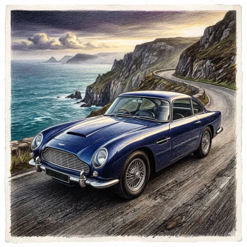Cinematic Detailed Color Pencil Sketches
