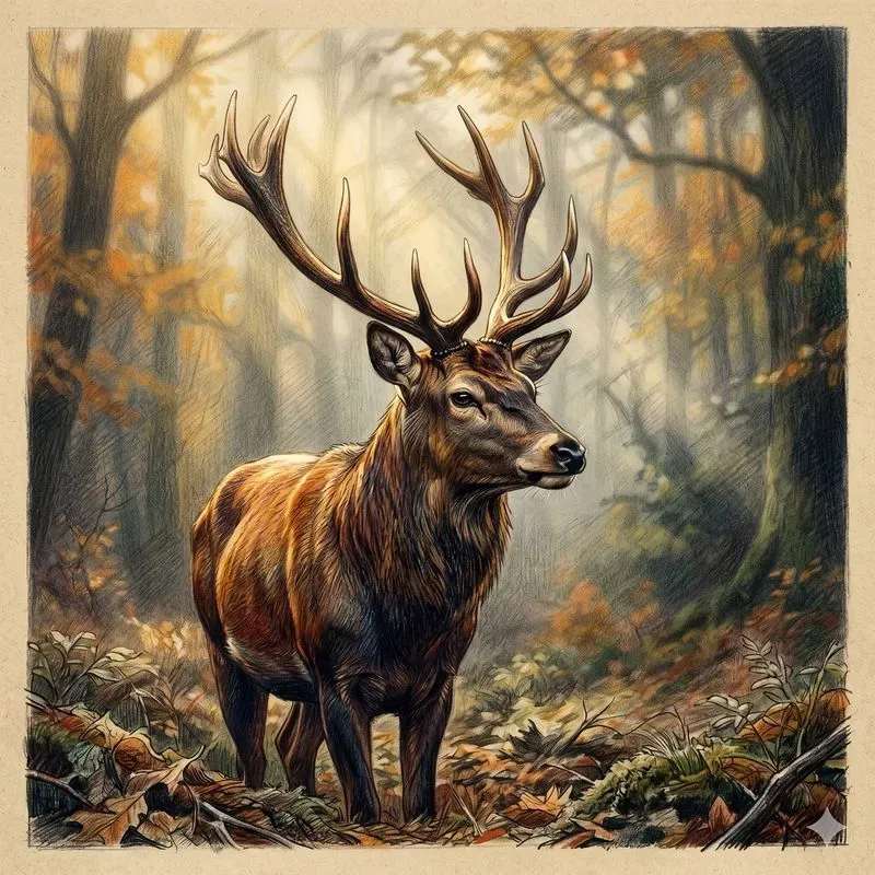 Cinematic Detailed Color Pencil Sketches