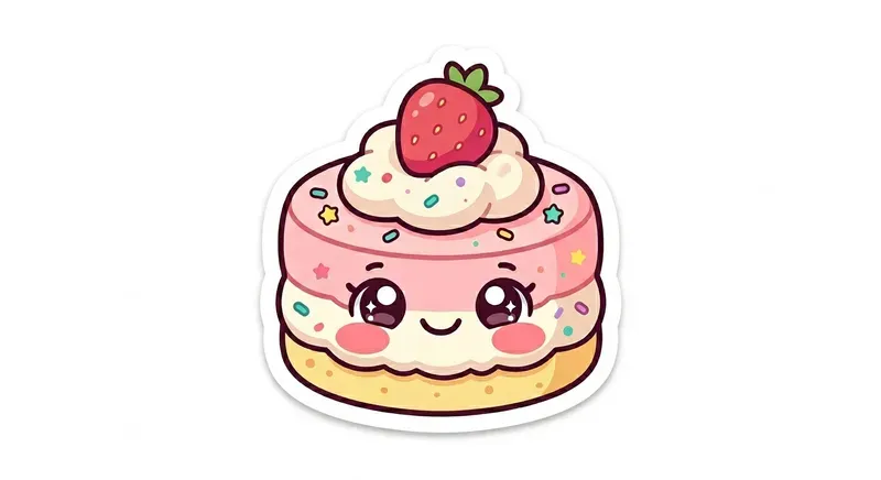 Kawaii Food Sticker Tshirt Designers