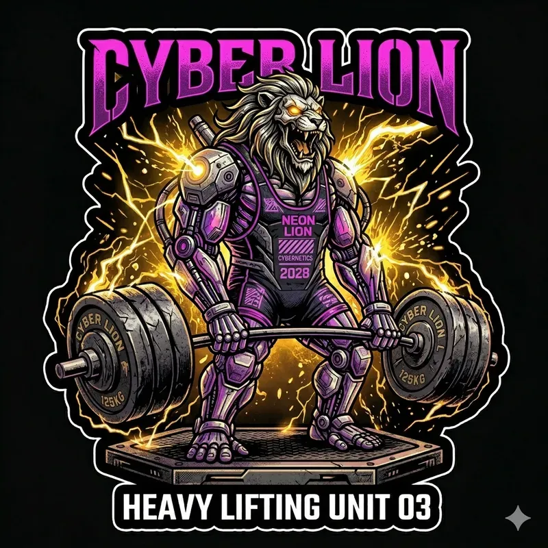 Nano Banana 2 Neon Cyber Gym Tshirts