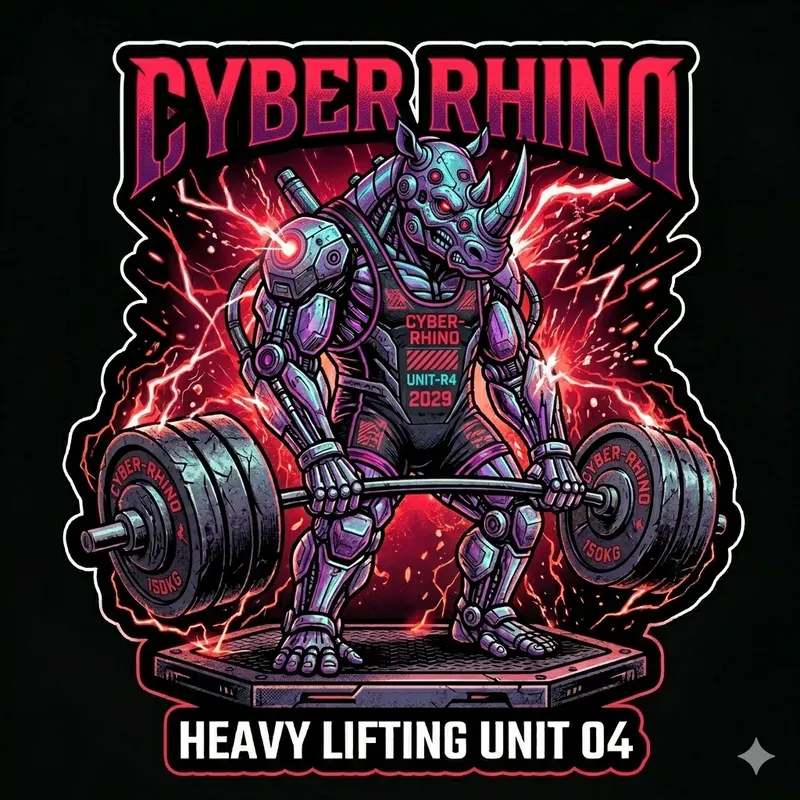 Nano Banana 2 Neon Cyber Gym Tshirts