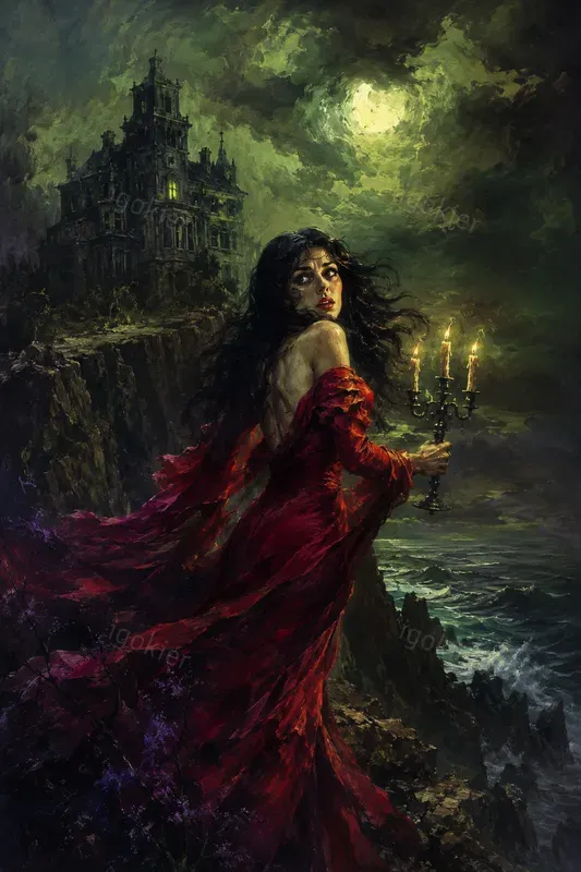 Vintage Gothic Romance Book Cover Masters