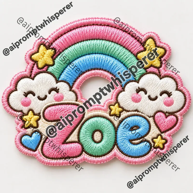 Free Personalized Embroidered Kids Patches
