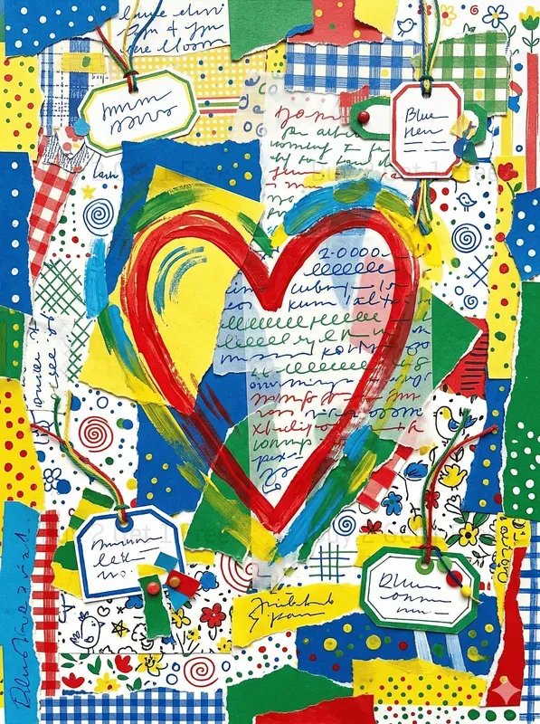 Dotted Naive Junk Journals Colorful