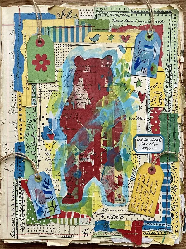 Dotted Naive Junk Journals Colorful