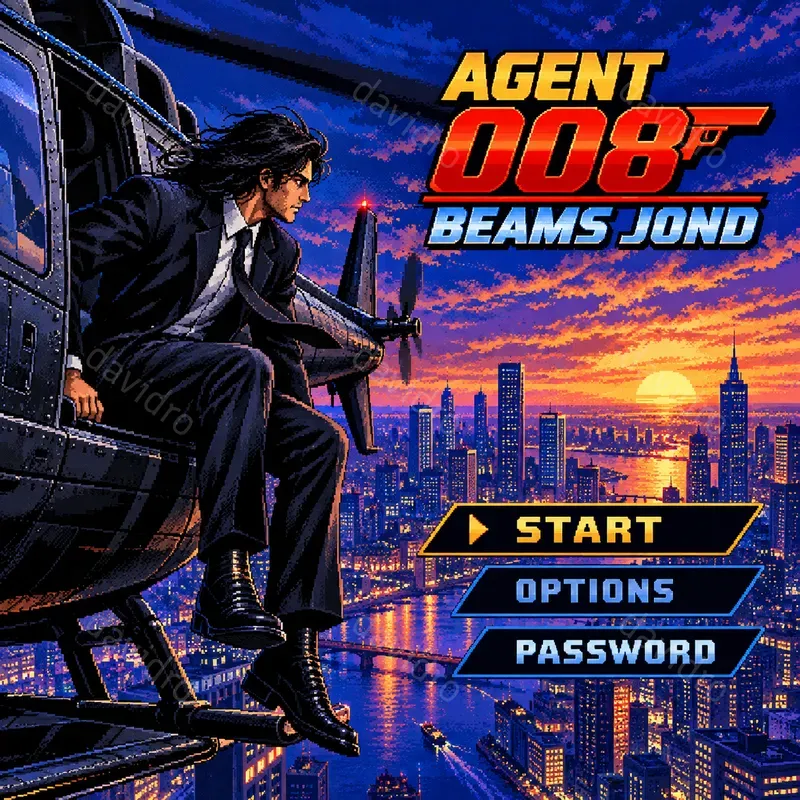 Retro Game Menu Creator